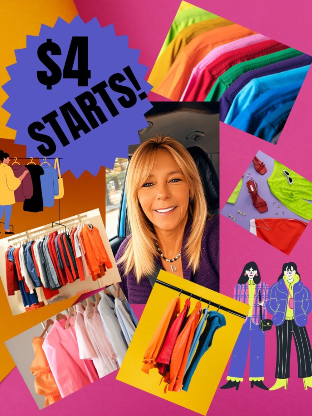 $4 Starts! 2for $10! 2 for $8